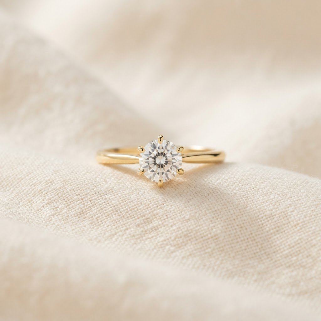 Lumière Solitaire Ring